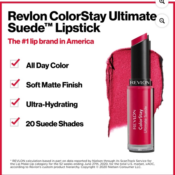 Revlon ColorStay Ultimate Suede Lipstick - in shade 050 couture - Picture 2 of 3
